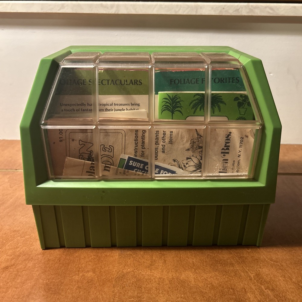 VTG Western Publishing 1978 The Greenhouse A Guide To Indoor Plant Cards & Index